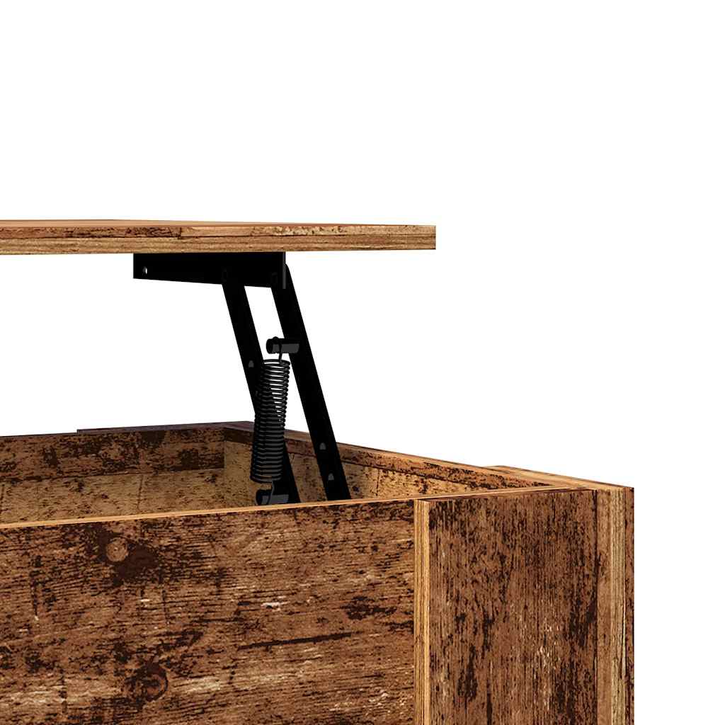Table basse vieux bois 101x49x52 cm bois d'ingénierie - XIOS
