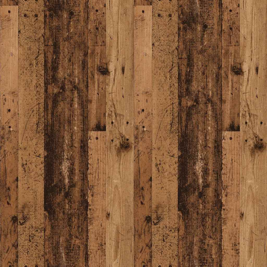 Table basse vieux bois 79x49x41 cm bois d'ingénierie - XIOS