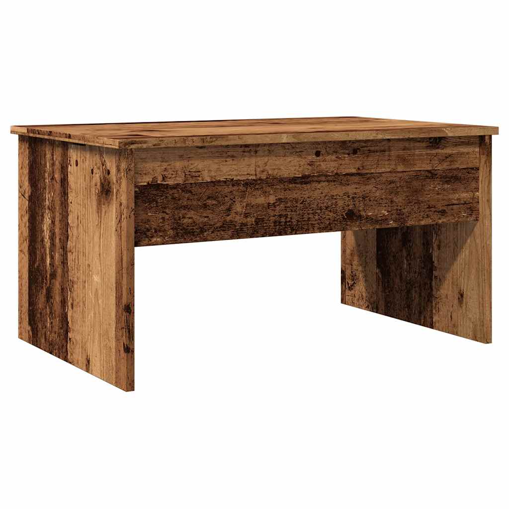 Table basse vieux bois 80x50,5x41,5 cm bois d'ingénierie - XIOS