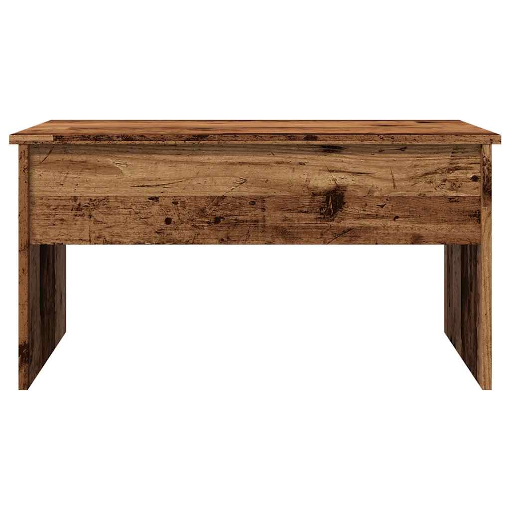Table basse vieux bois 80x50,5x41,5 cm bois d'ingénierie - XIOS
