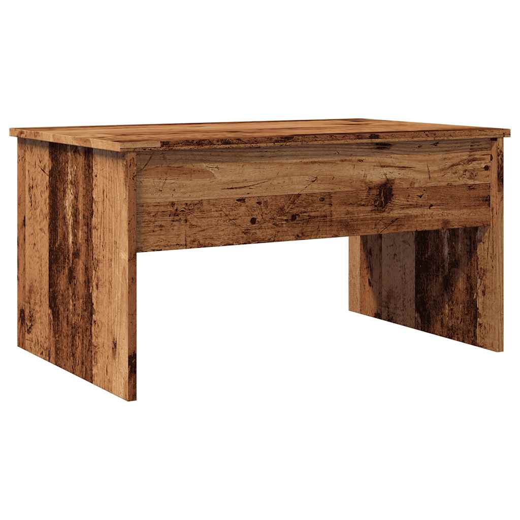 Table basse vieux bois 80x50,5x41,5 cm bois d'ingénierie - XIOS