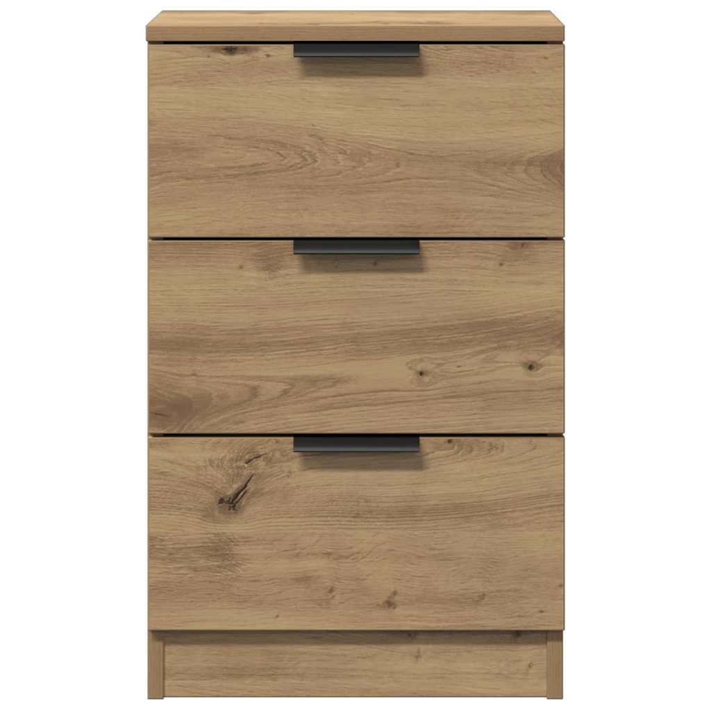 Tables de chevet 2 pcs chêne artisanal bois d'ingénierie - XIOS