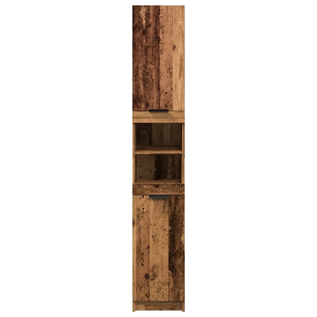 Armoire de salle de bain vieux bois bois d'ingénierie - XIOS
