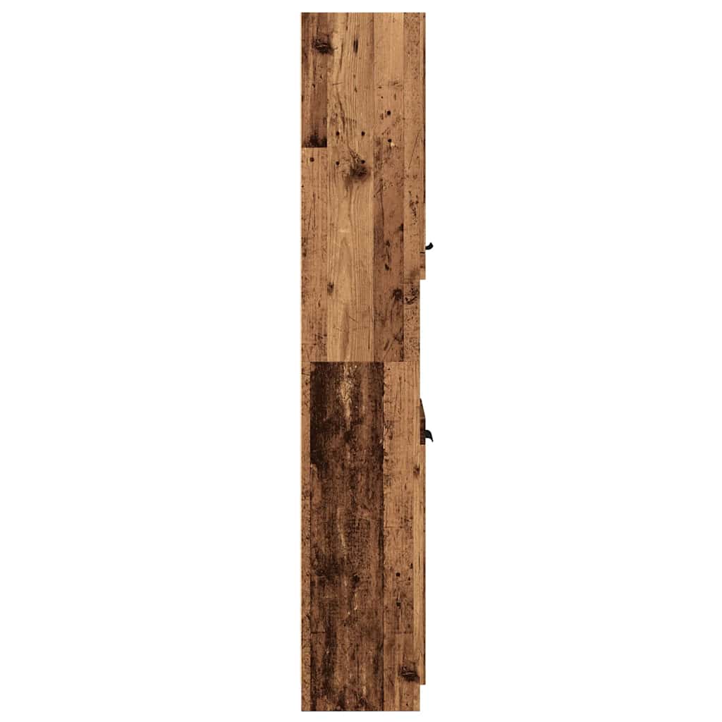 Armoire de salle de bain vieux bois bois d'ingénierie - XIOS