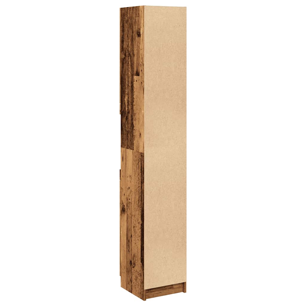 Armoire de salle de bain vieux bois bois d'ingénierie - XIOS