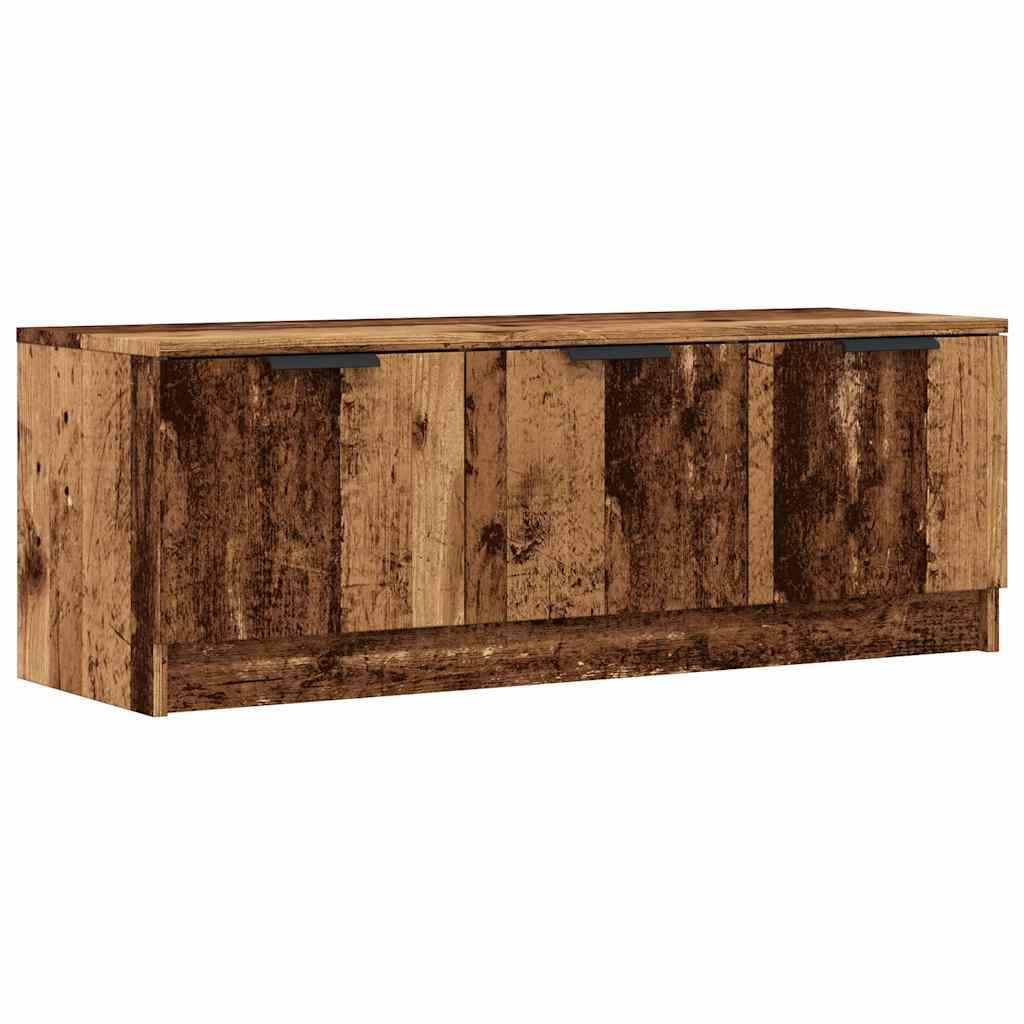 Meuble TV vieux bois 102x35x36,5 cm bois d'ingénierie - XIOS