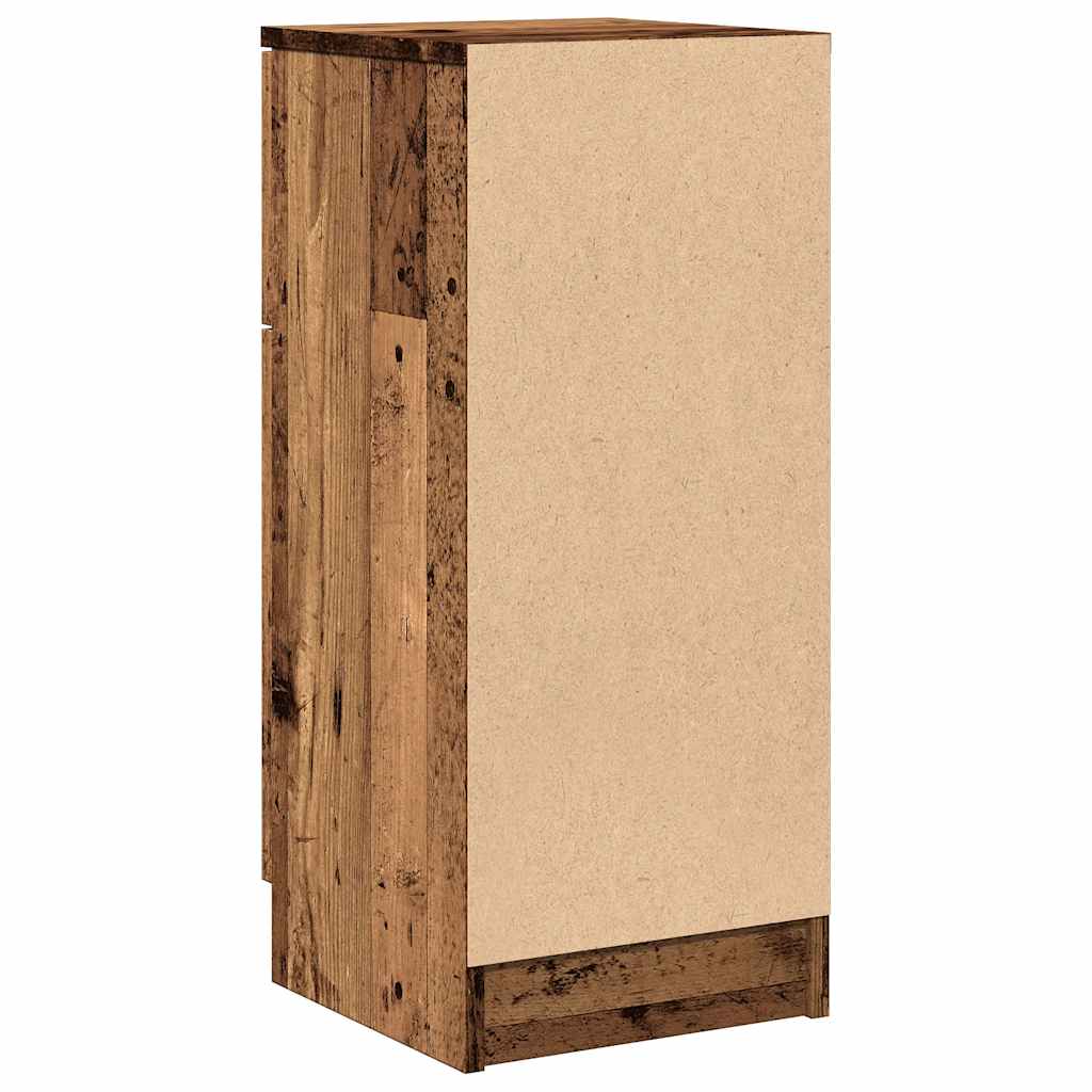 Buffet vieux bois 30x30x70 cm bois d'ingénierie - XIOS