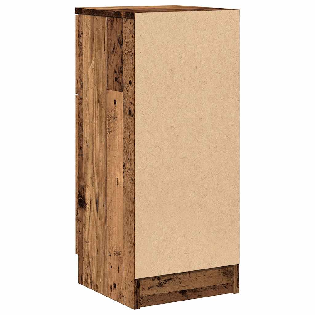 Buffets 2 pcs vieux bois 30x30x70 cm bois d'ingénierie - XIOS