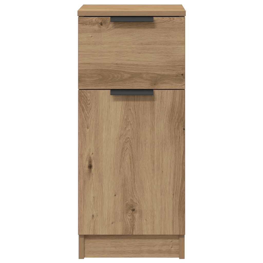 Buffet chêne artisanal 30x30x70 cm bois d'ingénierie