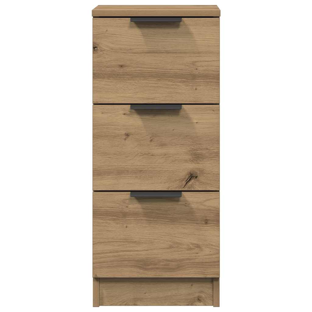 Buffets 2 pcs chêne artisanal 30x30x70 cm bois d'ingénierie - XIOS