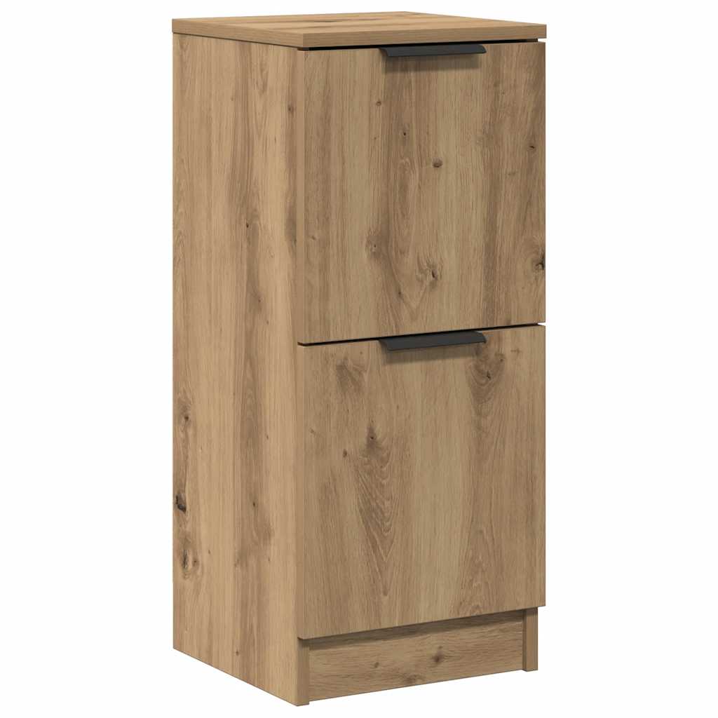 Buffet chêne artisanal 30x30x70 cm bois d'ingénierie - XIOS