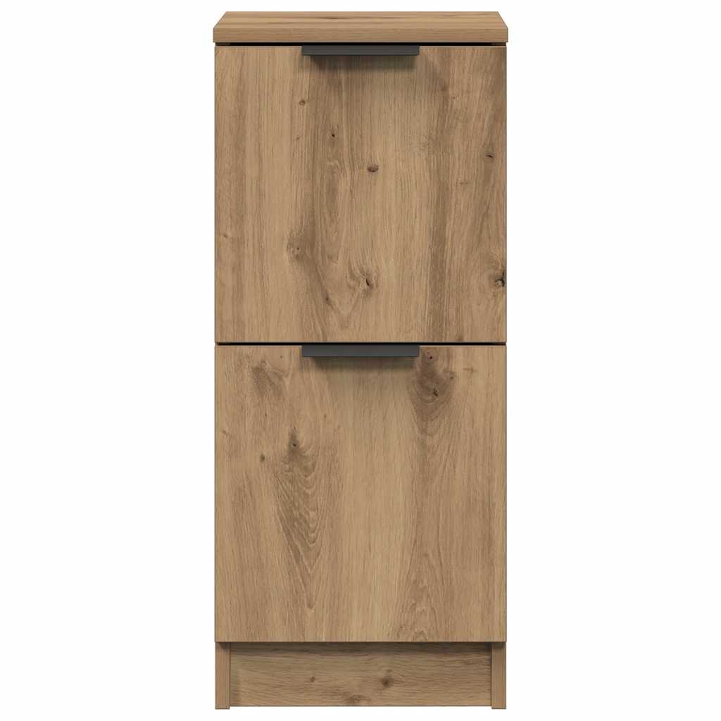 Buffet chêne artisanal 30x30x70 cm bois d'ingénierie - XIOS