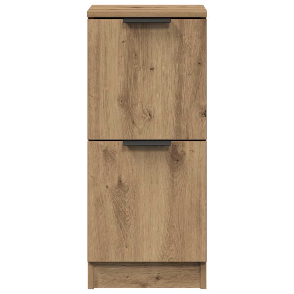 Buffets 2 pcs chêne artisanal 30x30x70 cm bois d'ingénierie - XIOS