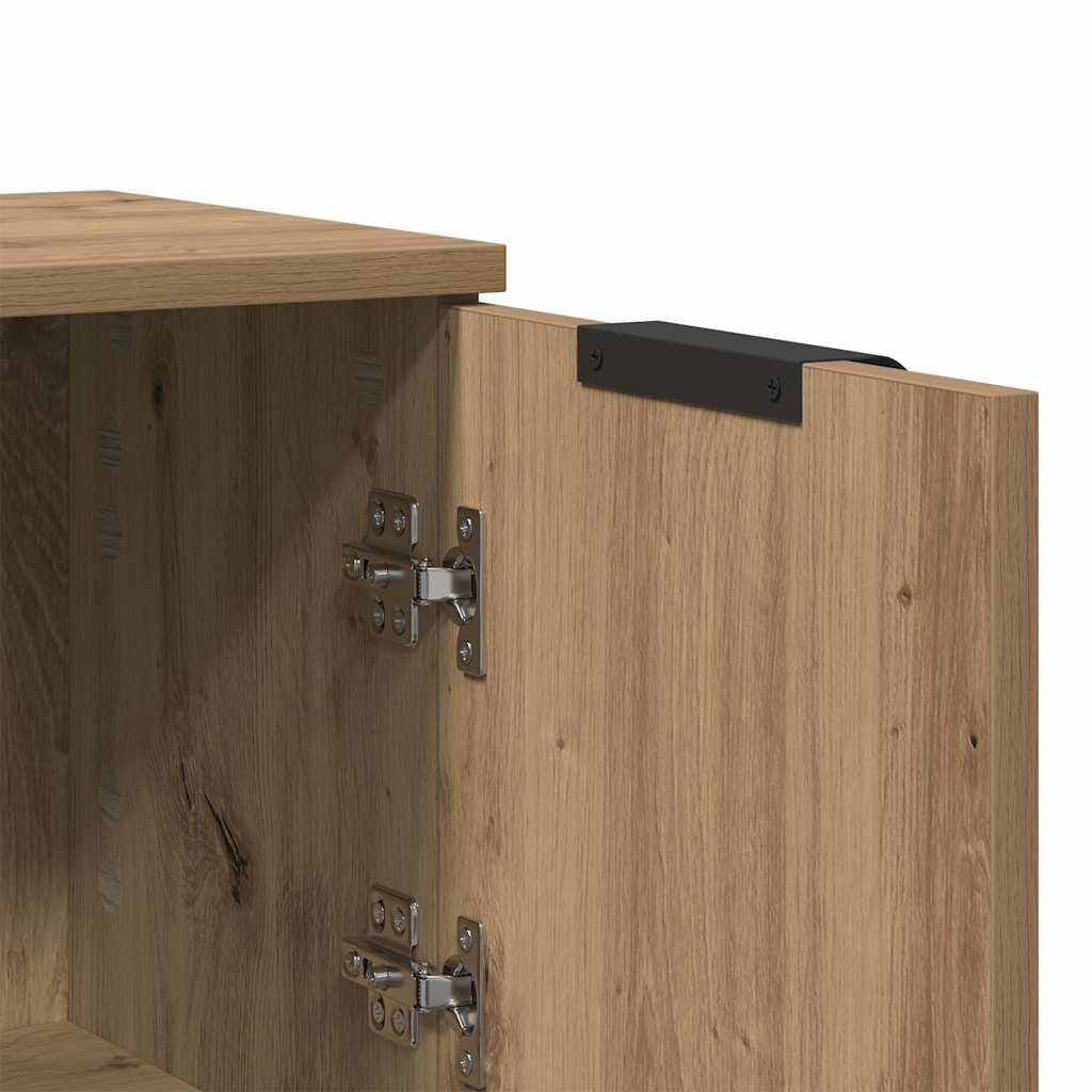 Buffets 2 pcs chêne artisanal 30x30x70 cm bois d'ingénierie - XIOS