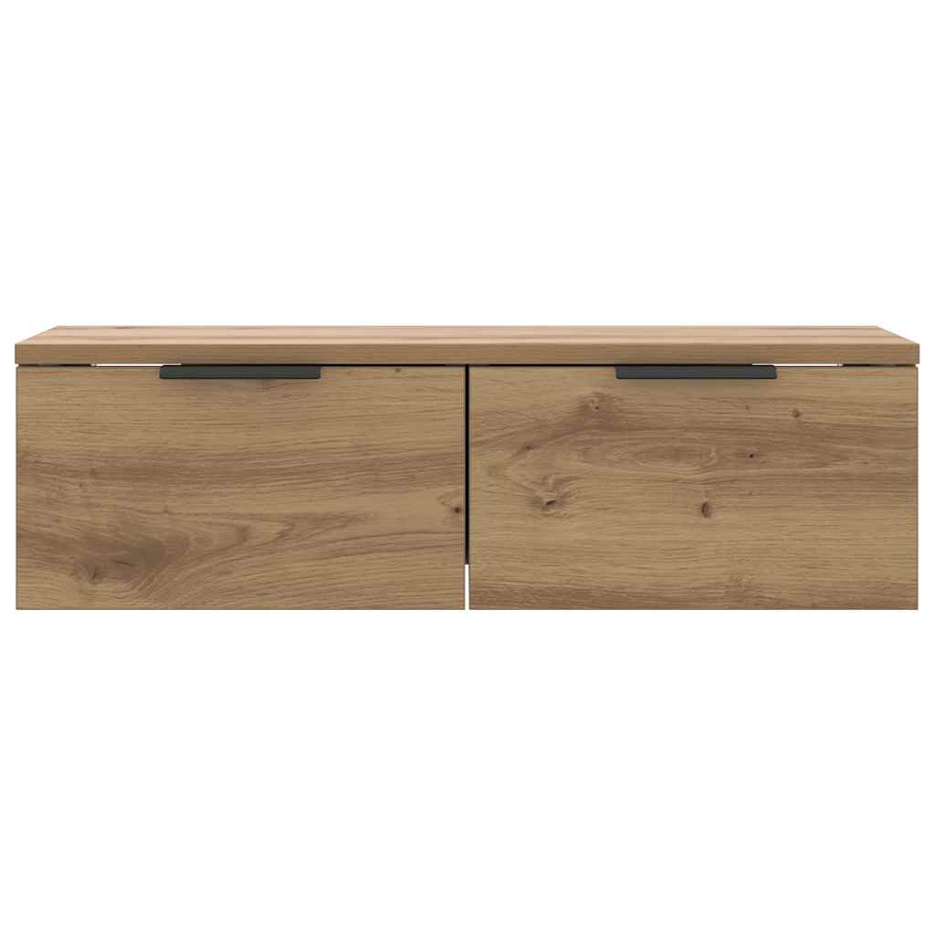 Armoire murale chêne artisanal 68x30x20 cm bois d'ingénierie - XIOS