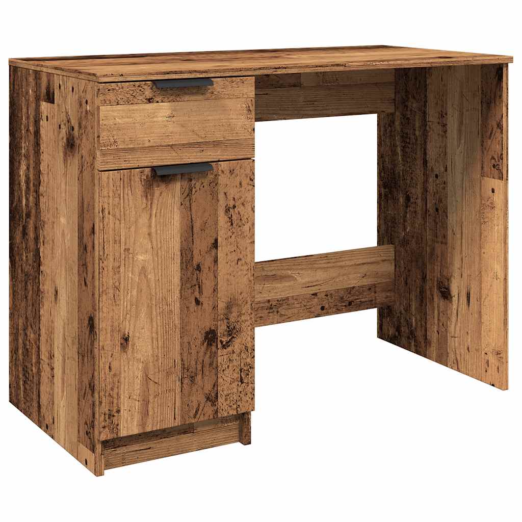 Bureau vieux bois 100x50x75 cm bois d'ingénierie - XIOS