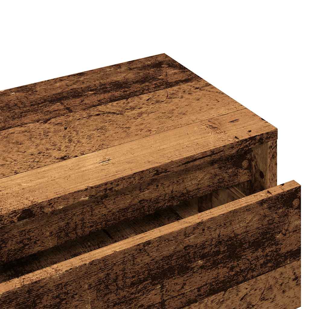 Ensemble de meubles de couloir vieux bois bois d'ingénierie - XIOS