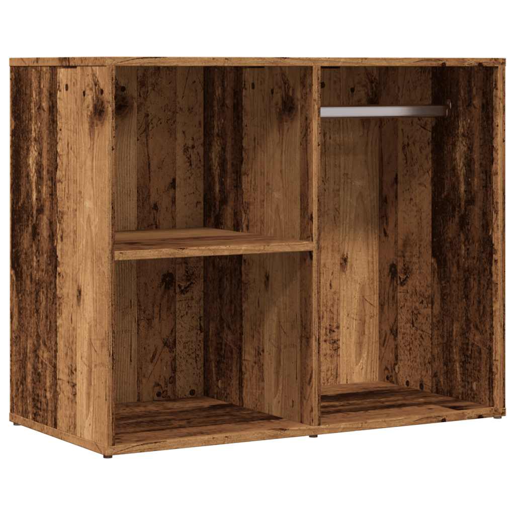 Armoire de dressing vieux bois 80x40x65 cm bois d'ingénierie - XIOS