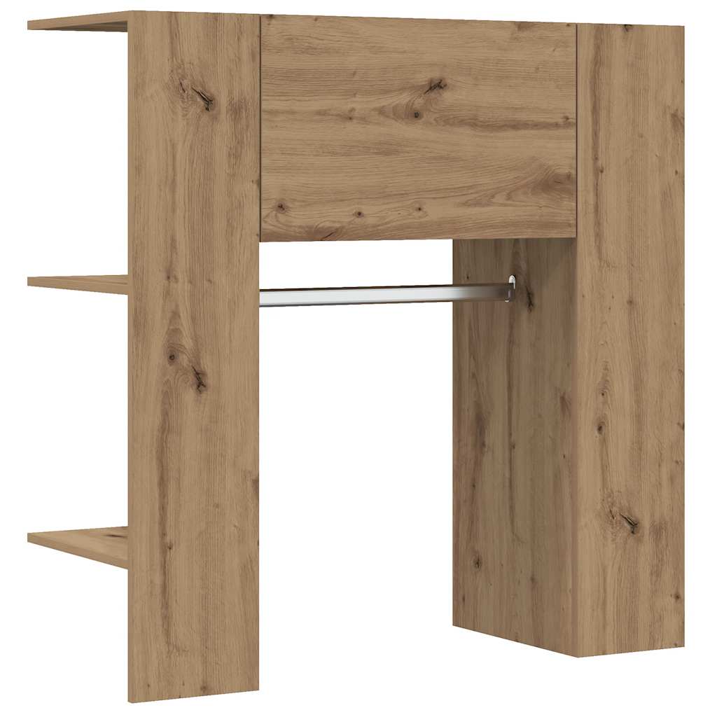 Armoire de couloir chêne artisanal 97,5x37x99cm bois ingénierie - XIOS