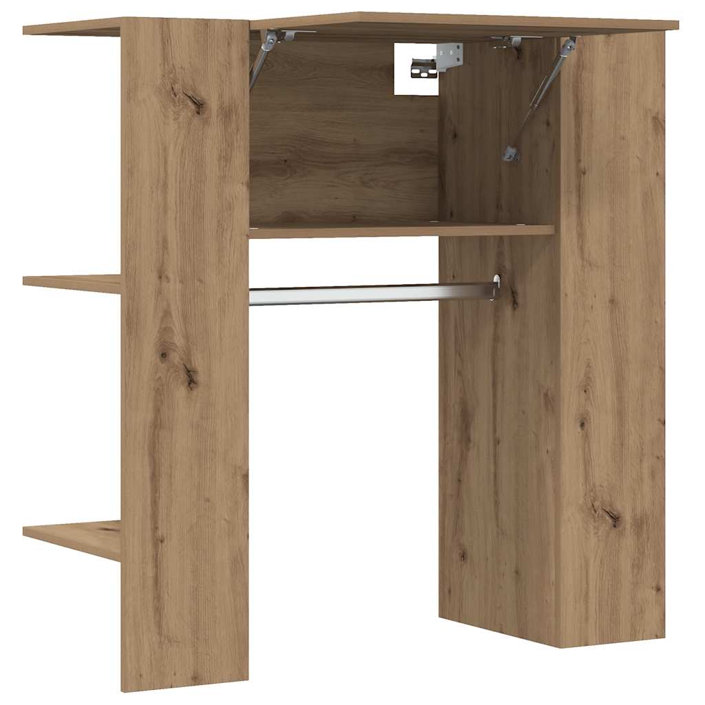 Armoire de couloir chêne artisanal 97,5x37x99cm bois ingénierie - XIOS
