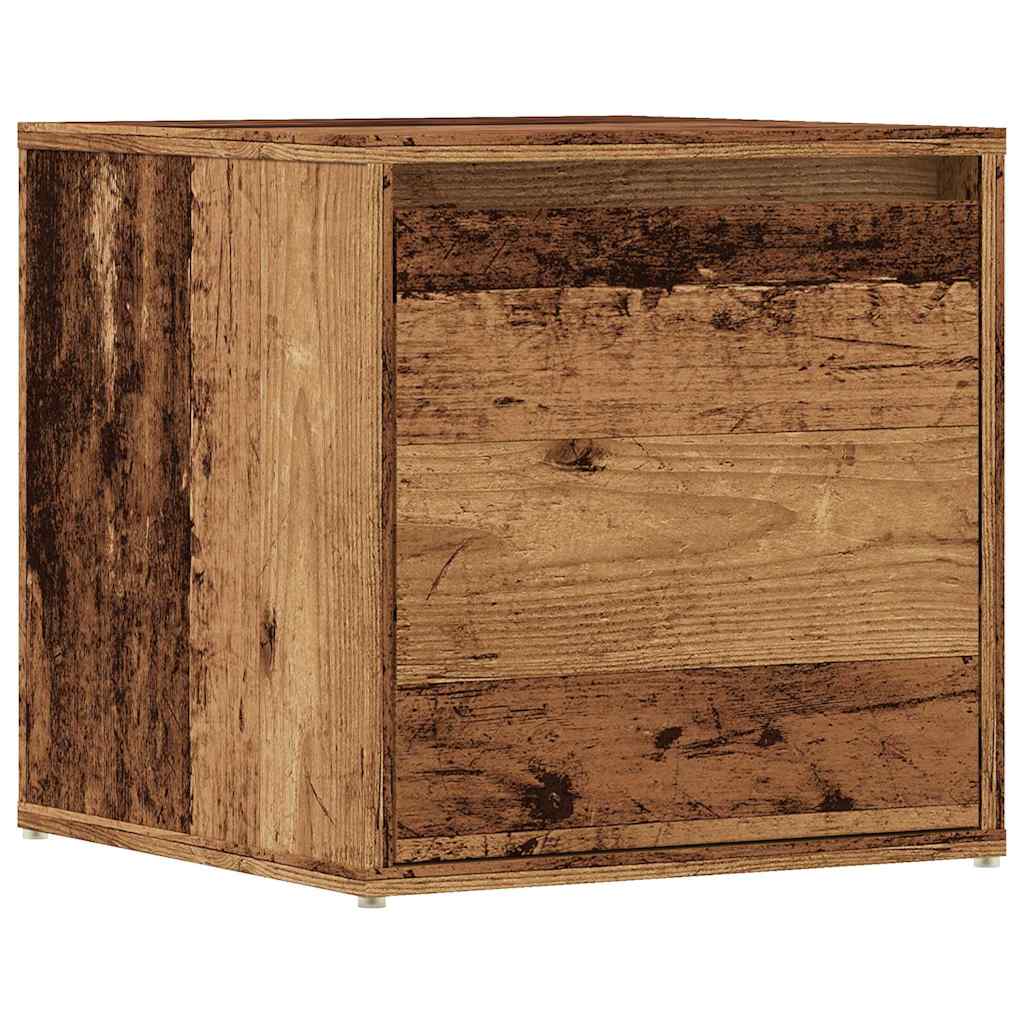 Tiroir boîte vieux bois 40,5x40x40 cm bois d'ingénierie - XIOS