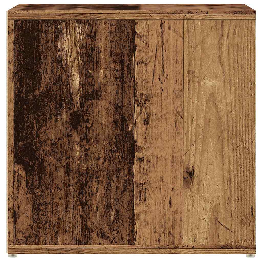 Tiroir boîte vieux bois 40,5x40x40 cm bois d'ingénierie - XIOS