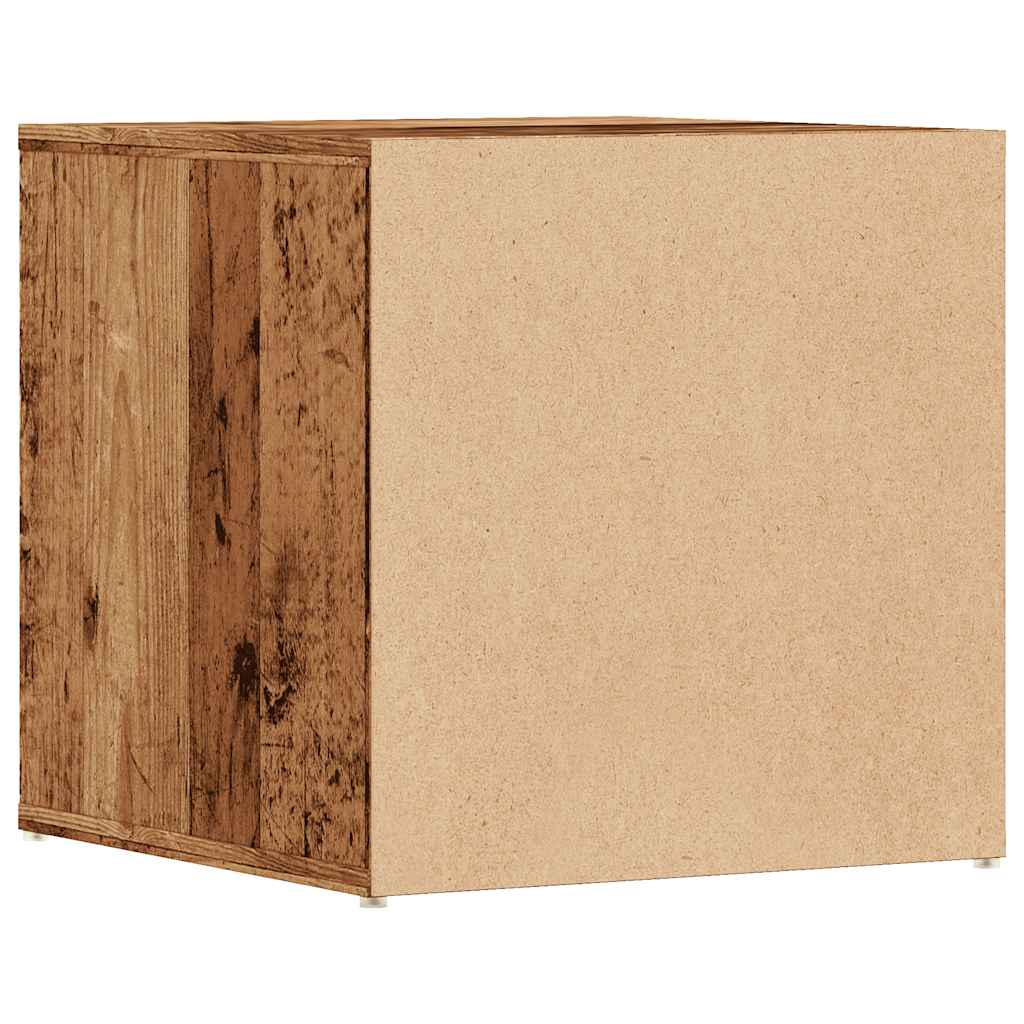 Tiroir boîte vieux bois 40,5x40x40 cm bois d'ingénierie - XIOS