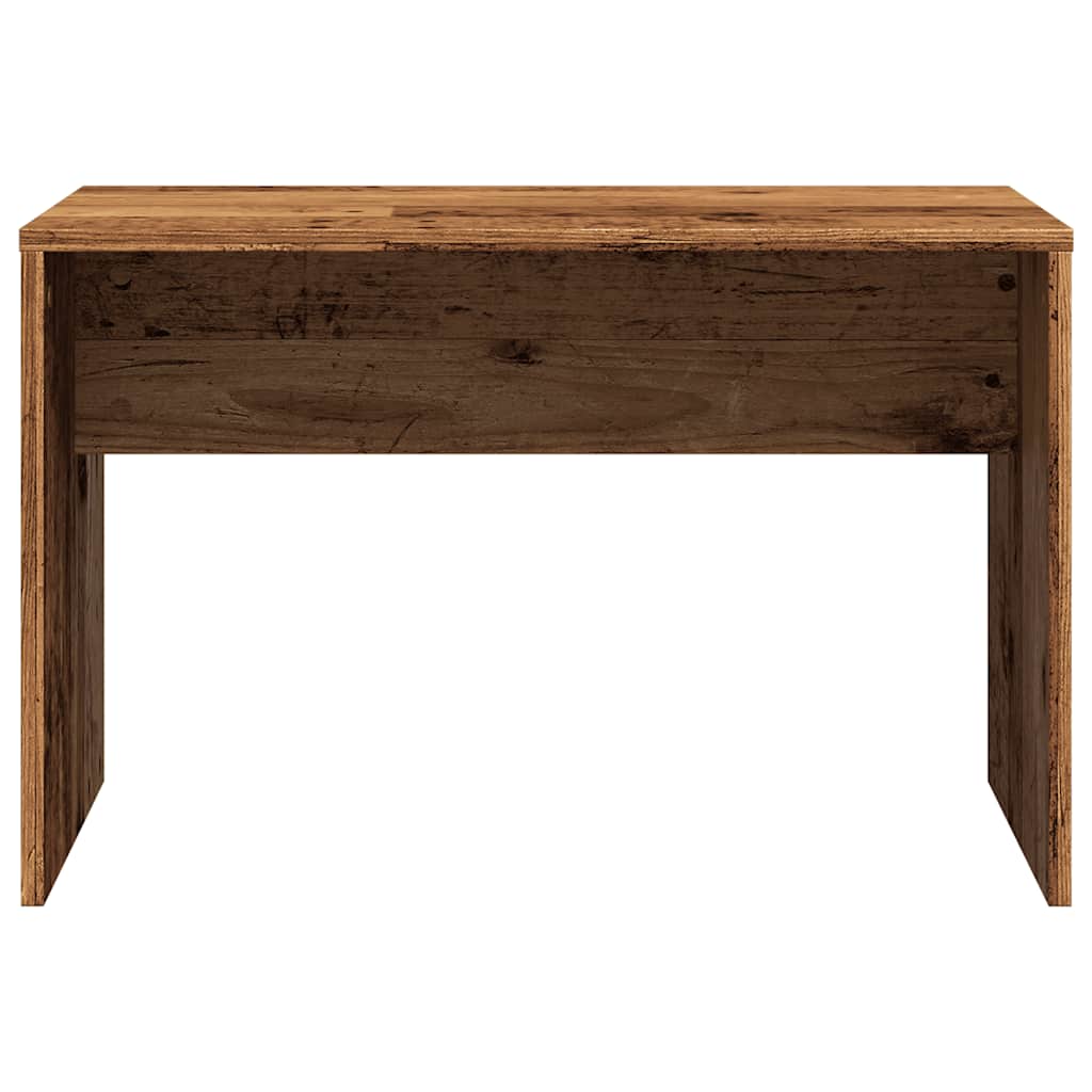Tabouret de toilette vieux bois 70x35x45 cm bois d'ingénierie - XIOS