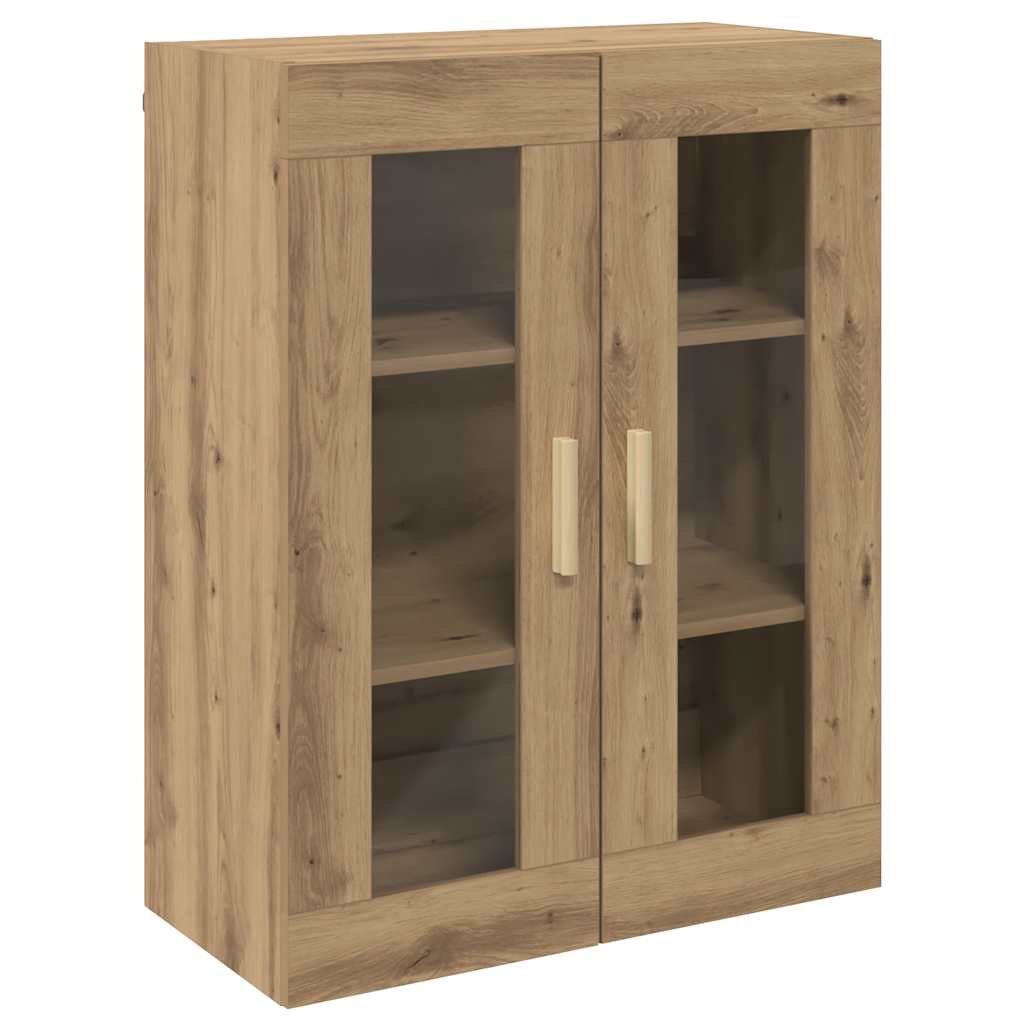 Armoire murale suspendue chêne artisanal 69,5x34x90 cm - XIOS