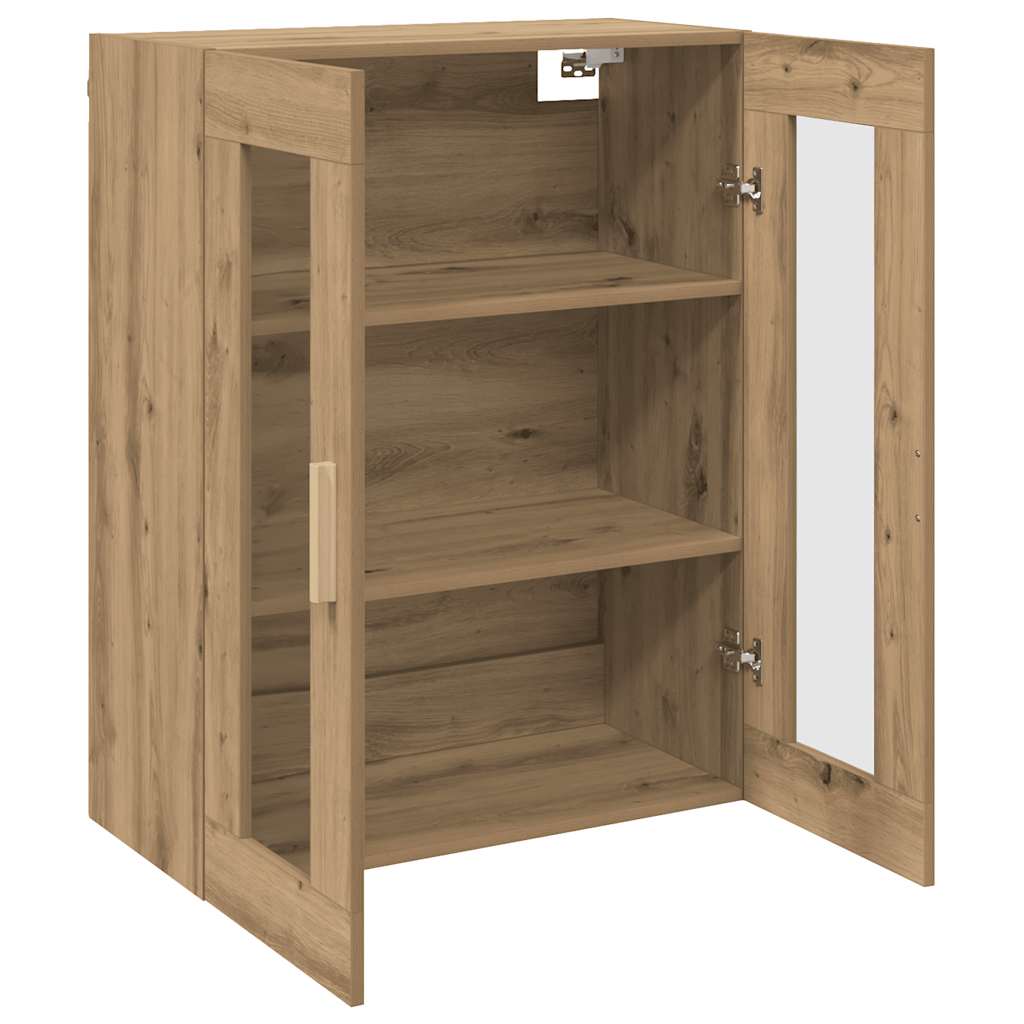 Armoire murale suspendue chêne artisanal 69,5x34x90 cm - XIOS