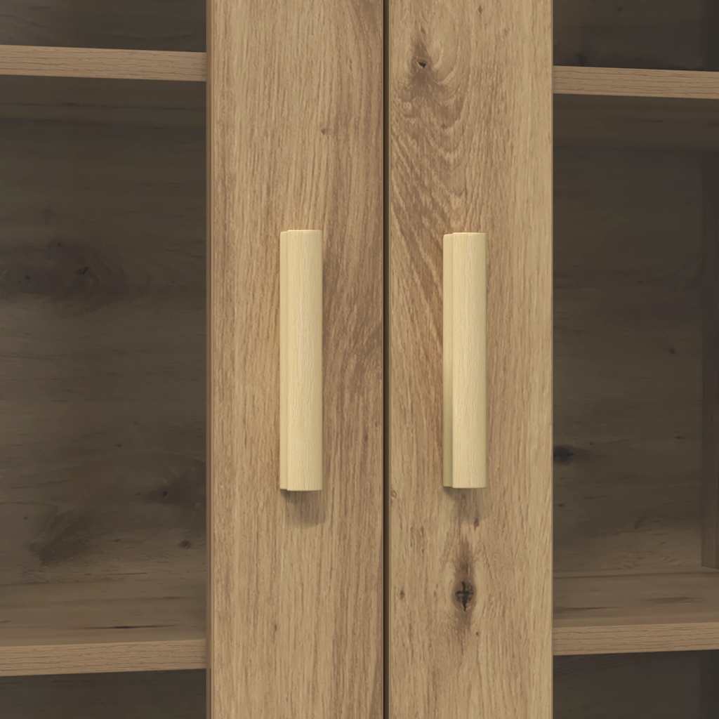 Armoire murale suspendue chêne artisanal 69,5x34x90 cm - XIOS