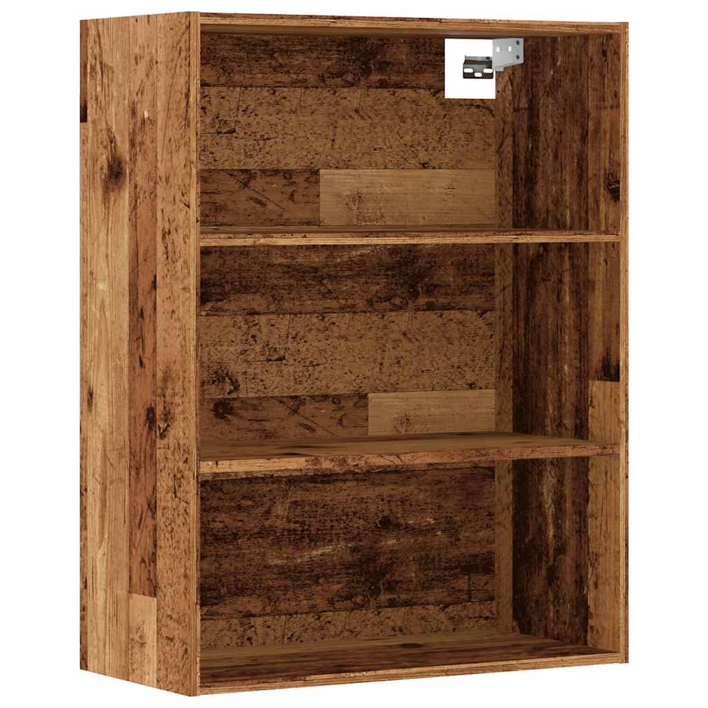 Armoire murale suspendue vieux bois 69,5x32,5x90 cm - XIOS