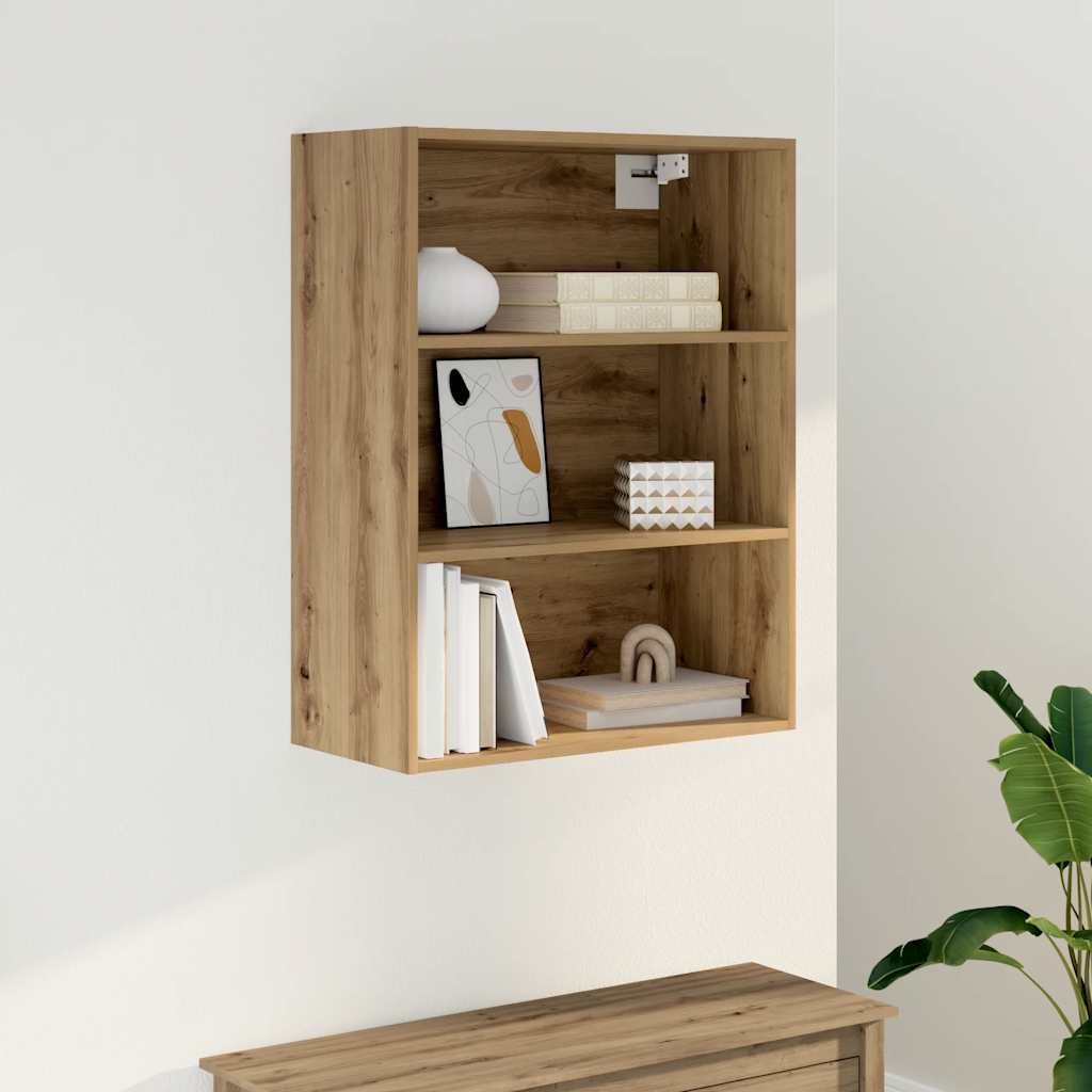 Armoire murale suspendue chêne artisanal 69,5x32,5x90 cm - XIOS