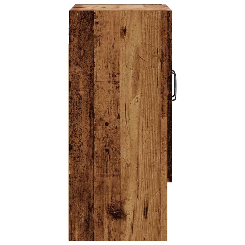 Armoire murale vieux bois 60x31x70 cm bois d'ingénierie - XIOS
