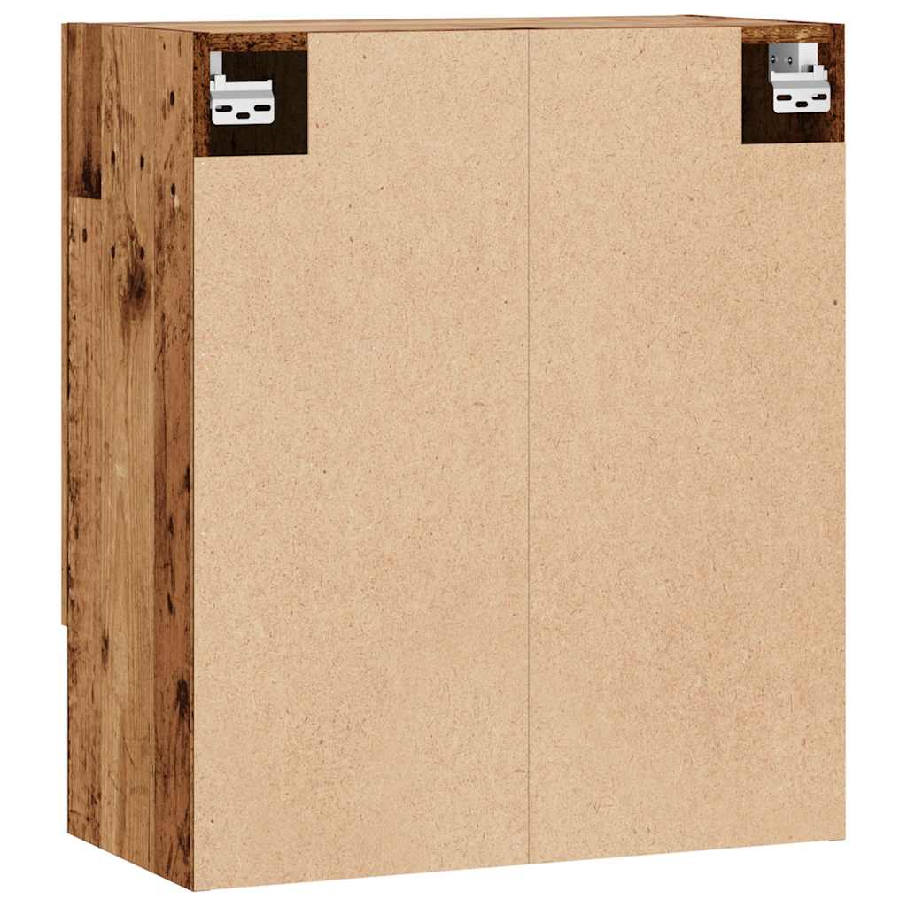 Armoire murale vieux bois 60x31x70 cm bois d'ingénierie - XIOS