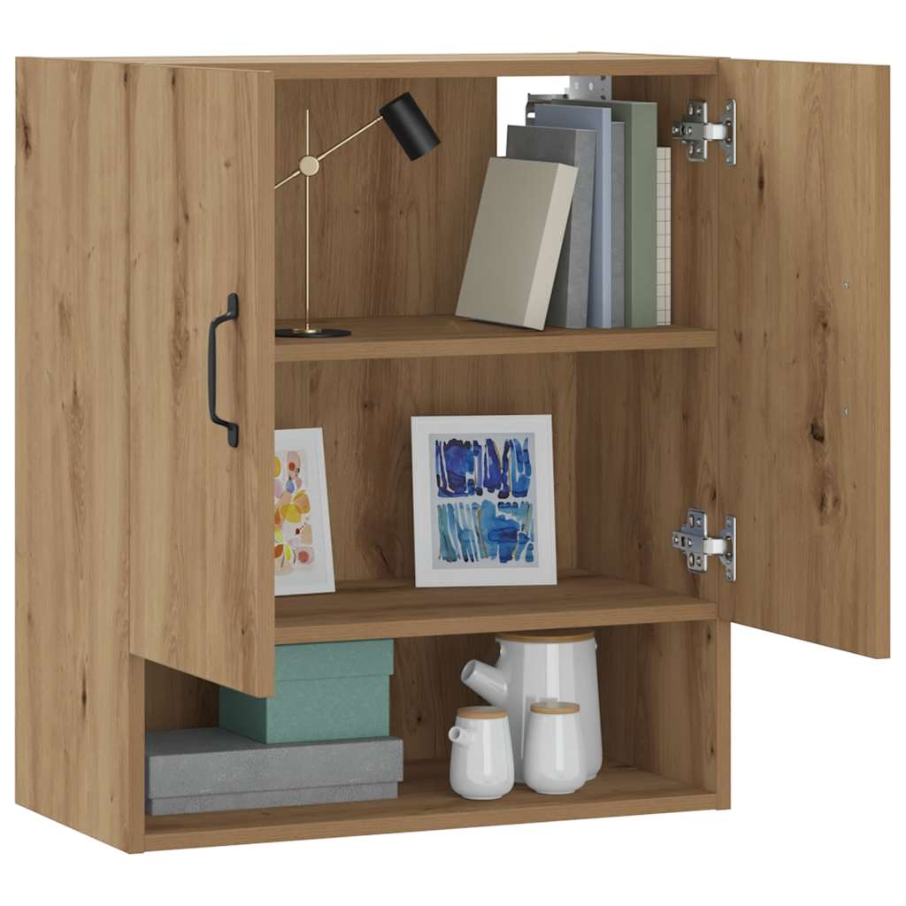 Armoire murale chêne artisanal 60x31x70 cm bois d'ingénierie - XIOS
