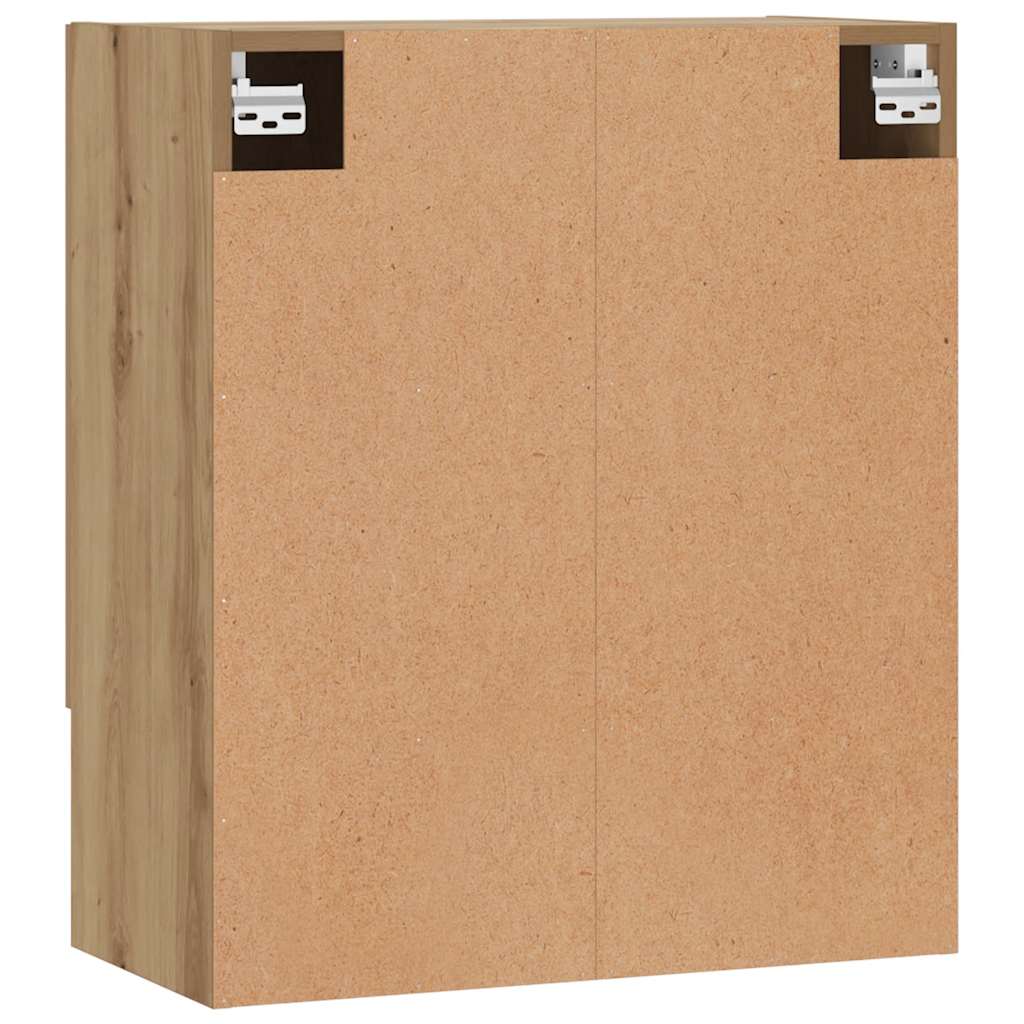 Armoire murale chêne artisanal 60x31x70 cm bois d'ingénierie - XIOS