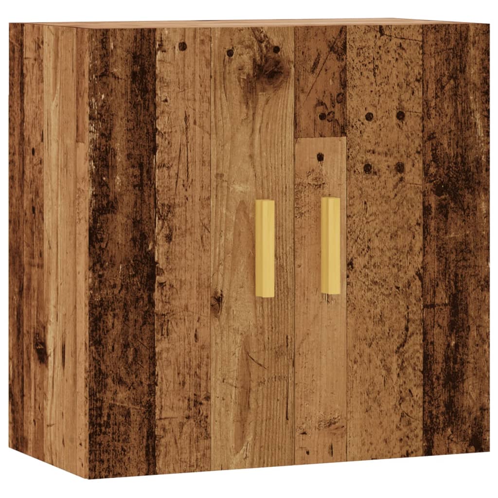 Armoire murale vieux bois 60x31x60 cm bois d'ingénierie - XIOS