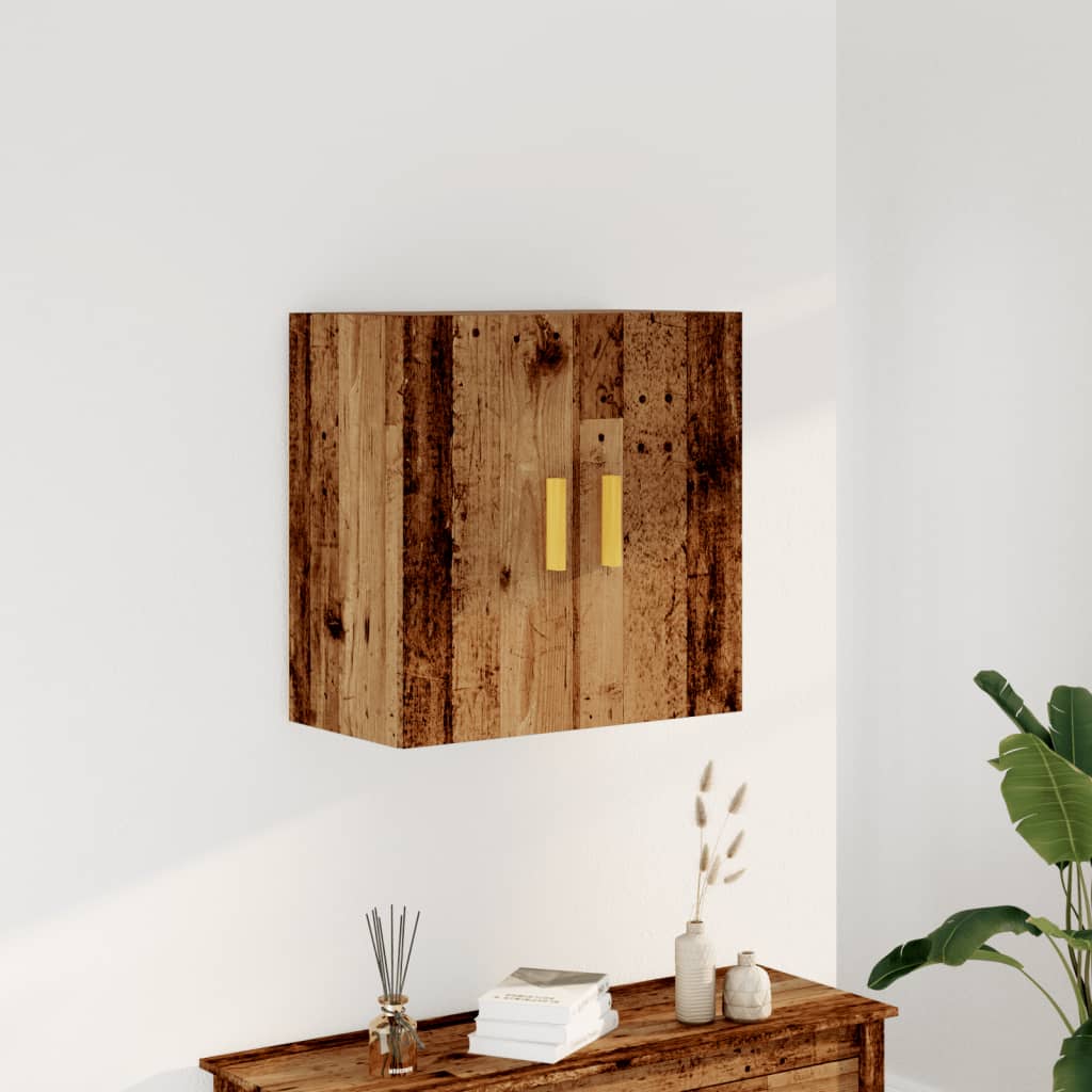 Armoire murale vieux bois 60x31x60 cm bois d'ingénierie - XIOS