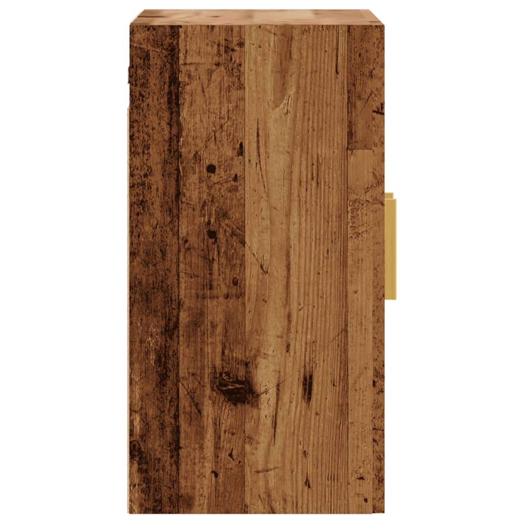 Armoire murale vieux bois 60x31x60 cm bois d'ingénierie - XIOS
