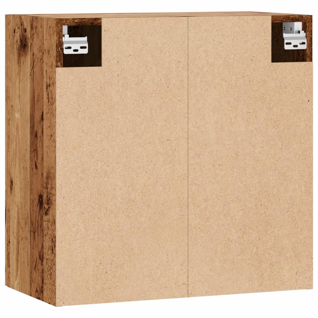 Armoire murale vieux bois 60x31x60 cm bois d'ingénierie - XIOS