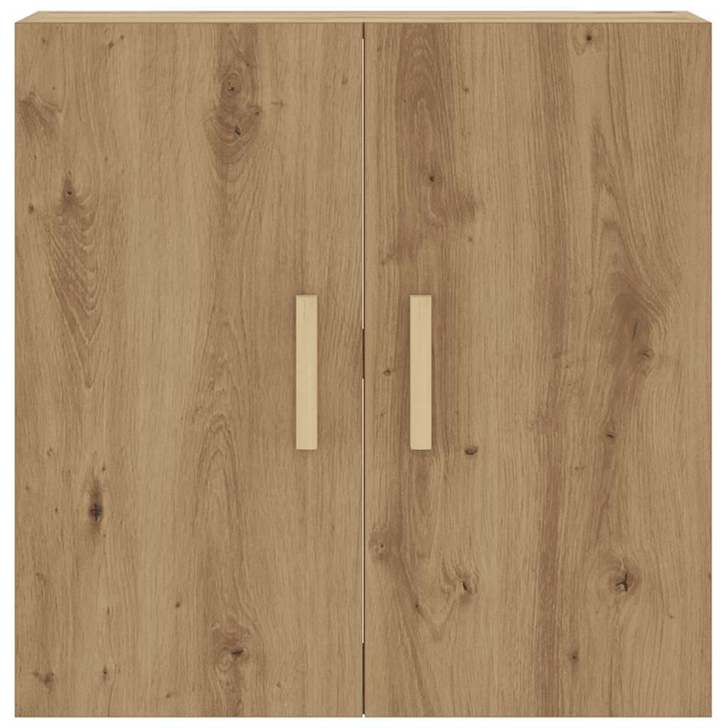 Armoire murale chêne artisanal 60x31x60 cm bois d'ingénierie