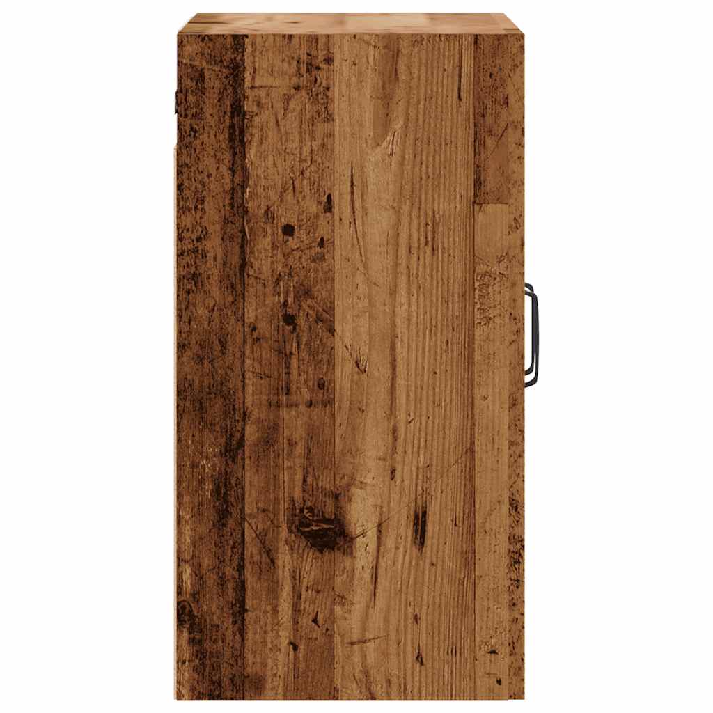 Armoire murale vieux bois 60x31x60 cm bois d'ingénierie - XIOS