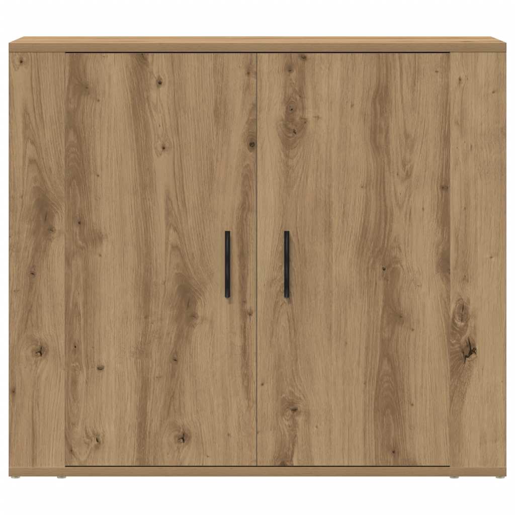 Buffet chêne artisanal 80x33x70 cm bois d'ingénierie - XIOS