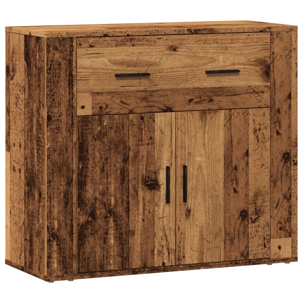Buffet vieux bois 80x33x70 cm bois d'ingénierie - XIOS