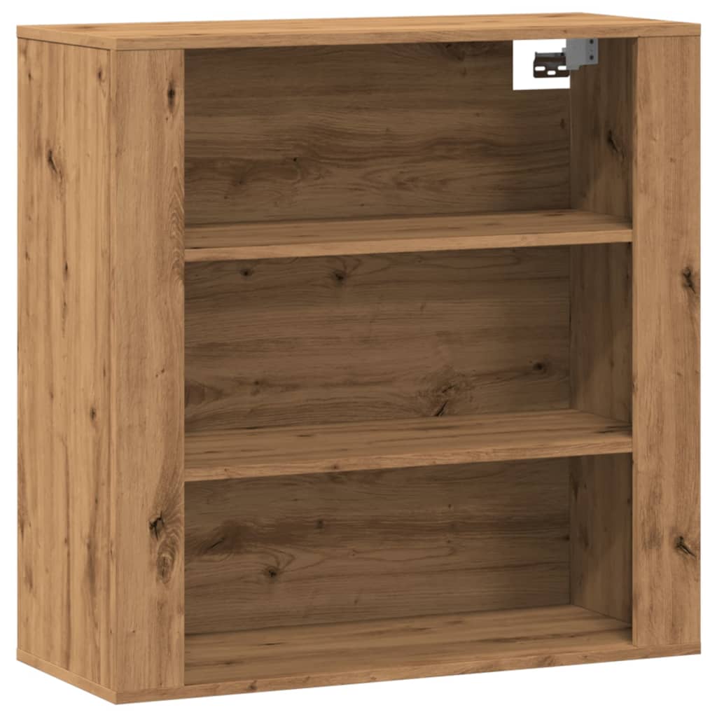 Armoire murale chêne artisanal 80x33x80 cm bois d'ingénierie - XIOS