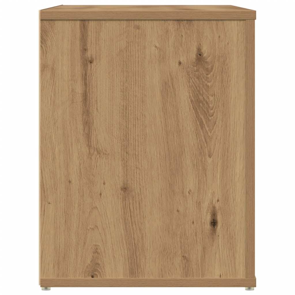 Banc à chaussures chêne artisanal 100x35x45cm bois d'ingénierie - XIOS
