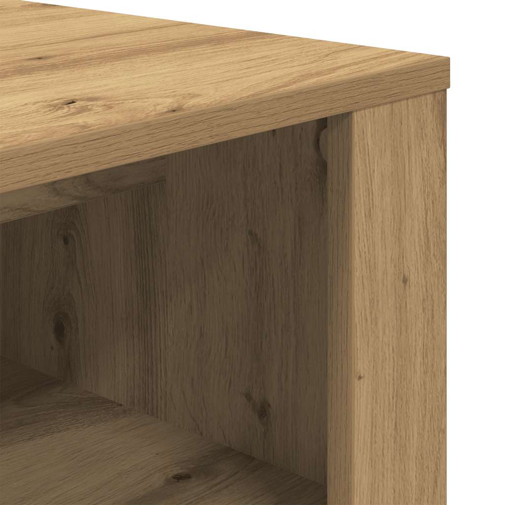 Banc à chaussures chêne artisanal 100x35x45cm bois d'ingénierie - XIOS