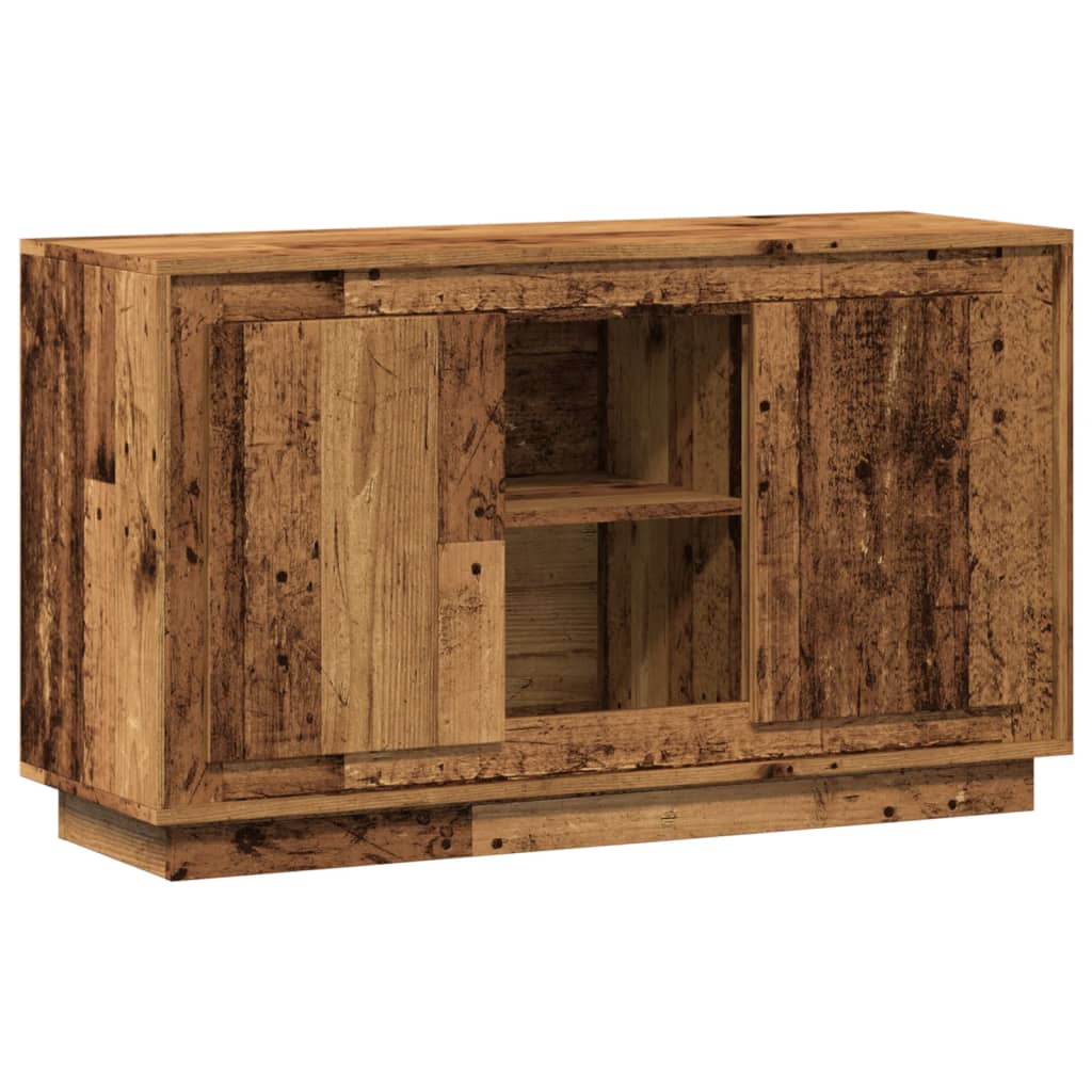 Buffet vieux bois 102x35x60 cm bois d'ingénierie - XIOS