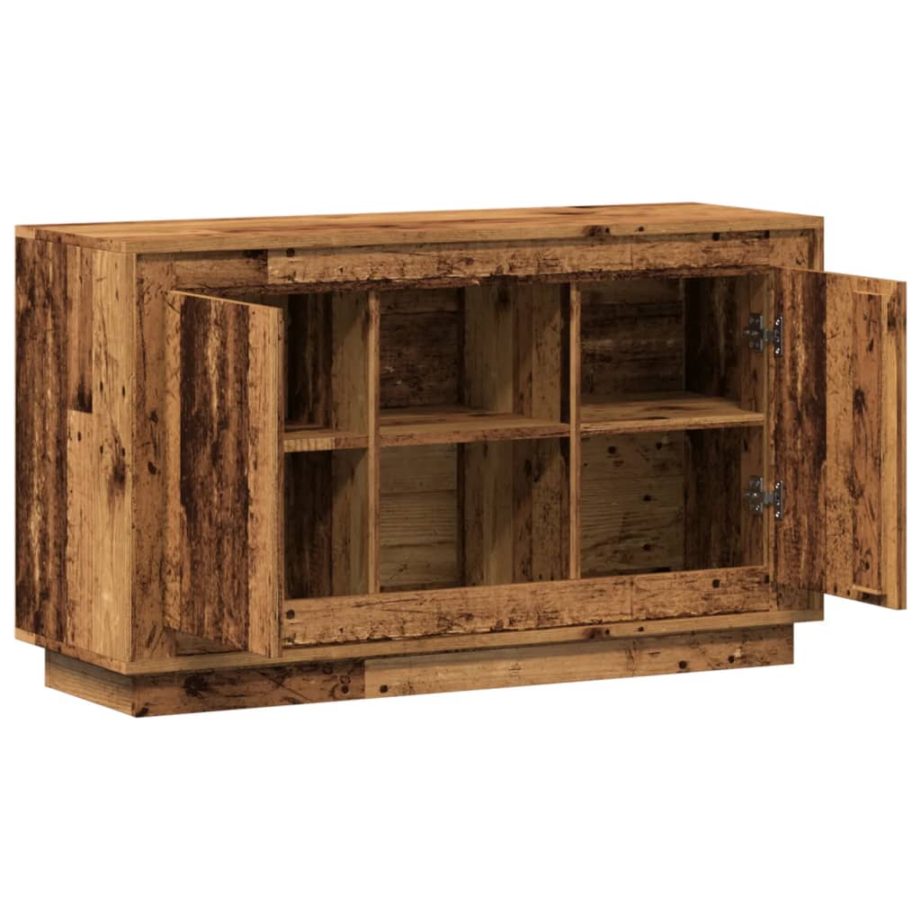 Buffet vieux bois 102x35x60 cm bois d'ingénierie - XIOS